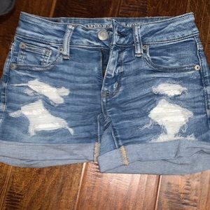 american eagle jean shorts